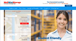 Desktop Screenshot of mallministorage.com