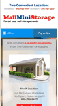 Mobile Screenshot of mallministorage.com